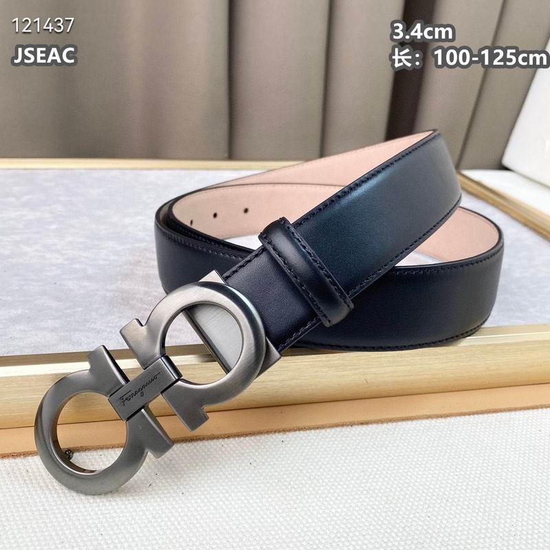 Ferragamo belt 34mmX100-125cm 8L09